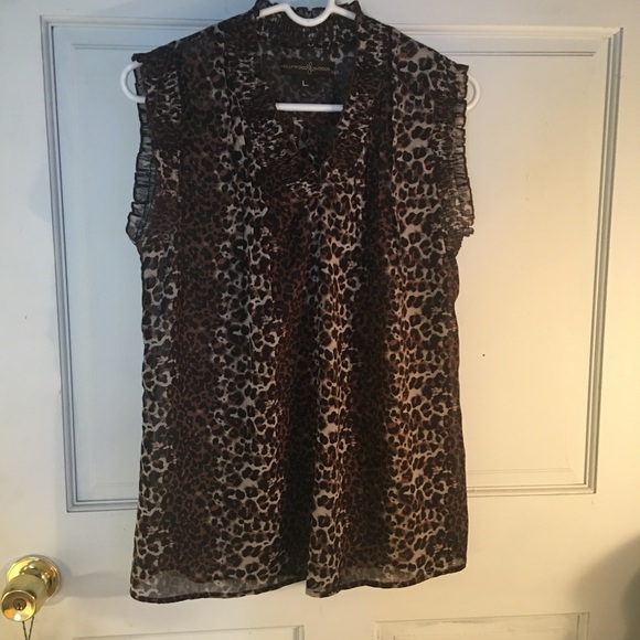 Hollywood Hudson leopard print tank top - Picture 2 of 5